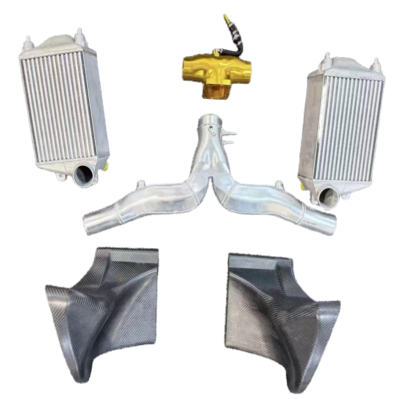 ポルシェ991.2 3.0Tターボ用インタークーラー＆インテークアップグレードキット一式