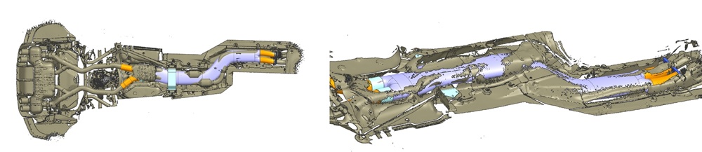 BMW exhaust system chassis data